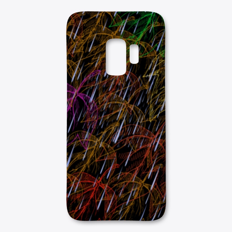 Drenched Fall Leaves