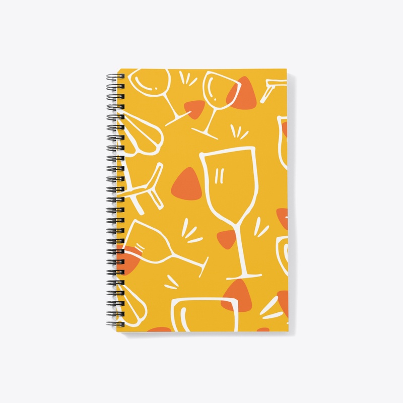 Cute Beach Pattern Notebook