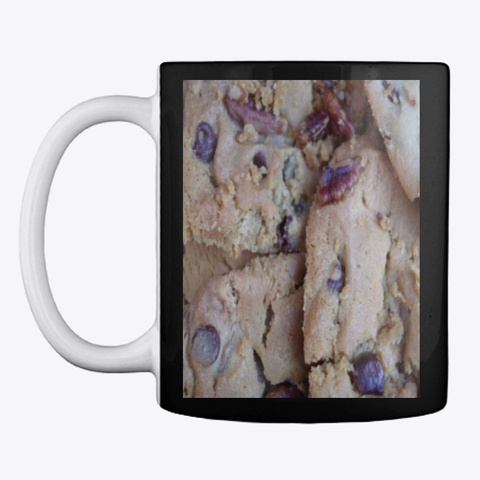 Cookie  Black T-Shirt Front