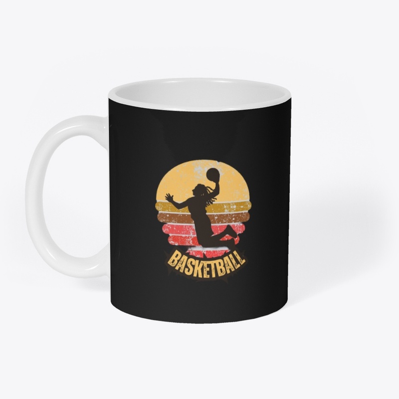 vintage retro basket ball