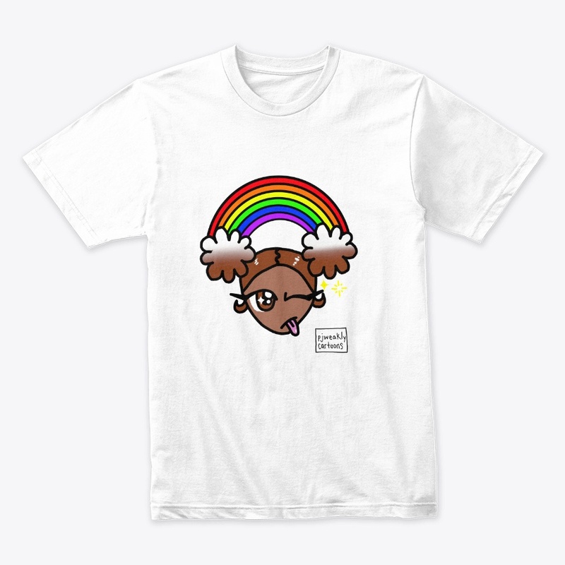 PJs CUTE ONES : Rainbow Black Girl Puffs