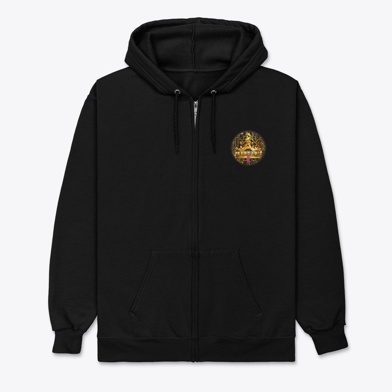 Zip Up 2 Logo Hoodie
