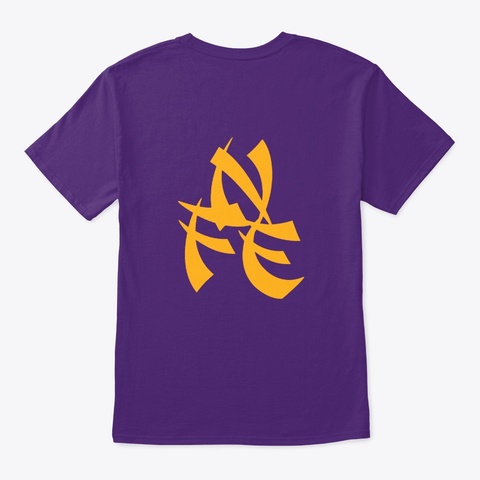 Colourblind Purple áo T-Shirt Back
