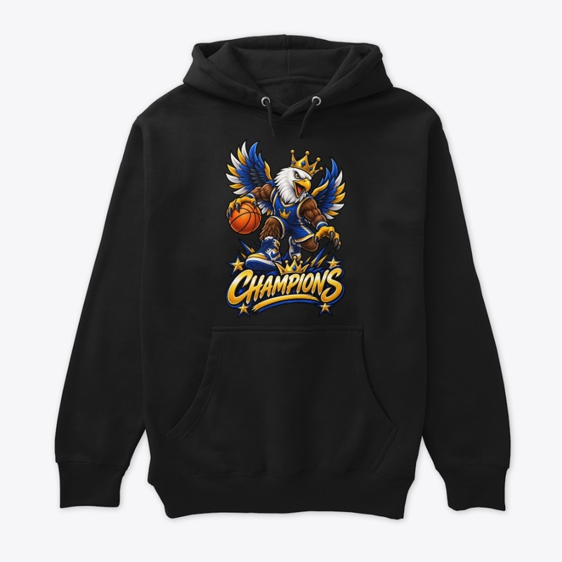 Champions Eagle Basketball Mascot 