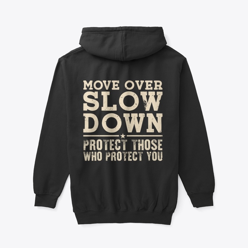 Move Over Slow Down Safety Zip Hoodie