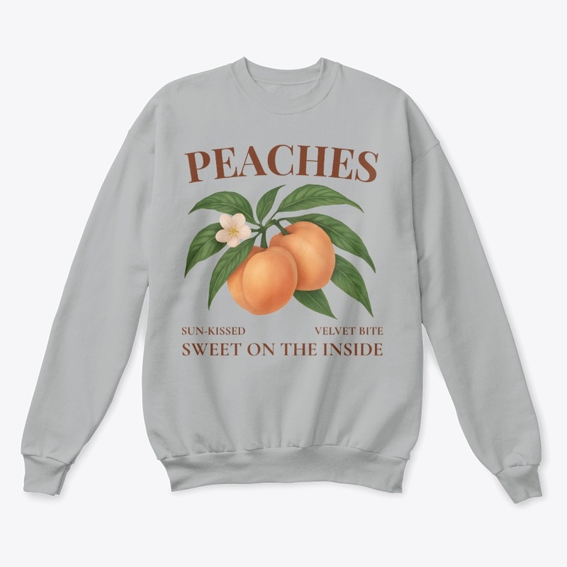 Vintage Peach | Botanical Fruit Art