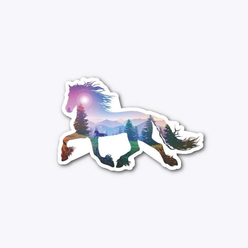 Horse in Trees