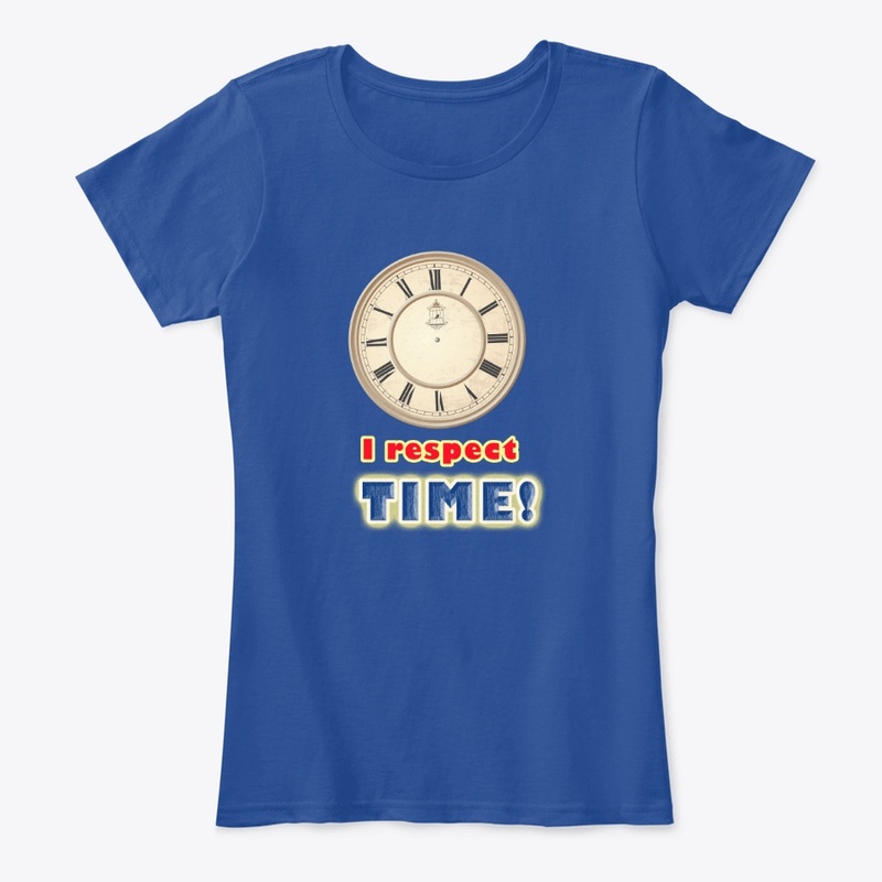 I respect time- cute clock