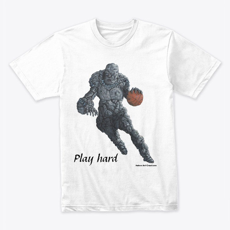 Stone Golem Basketball Tee