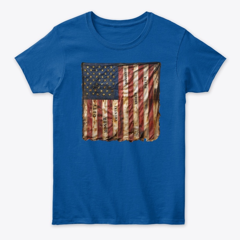 Duty Honor Country Flag - Women's Classic Tee - Women's Classic Tee - Women's Classic Tee - Women's Classic Tee