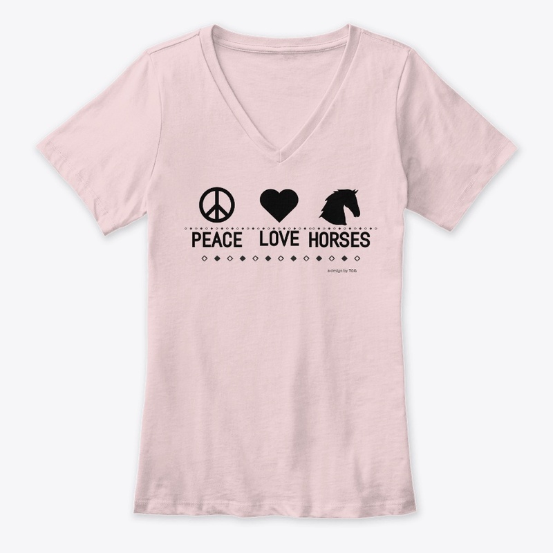 Peace Love Horses (drk)