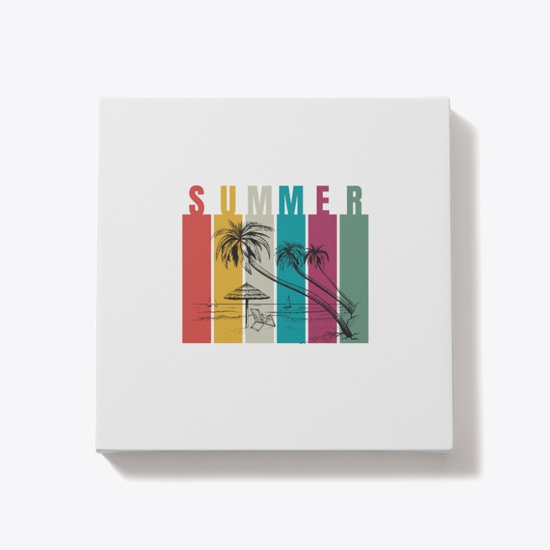 Colorful Modern Summer Design T-Shirt