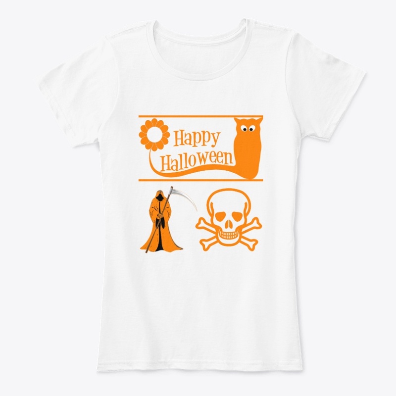 Happy Halloween - diable et crâne