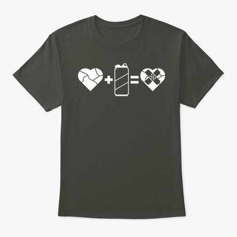 Basic Alge Beer A Smoke Gray áo T-Shirt Front