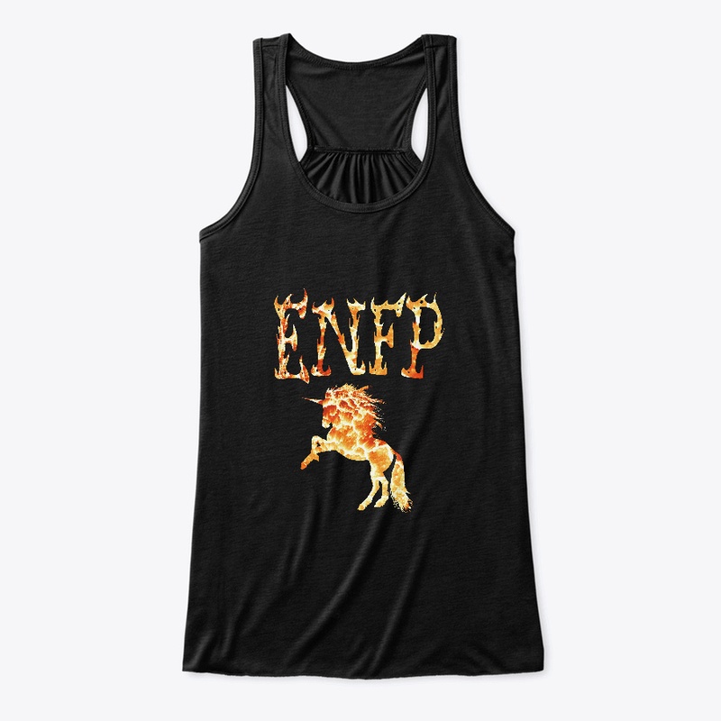 ENFP Fire Unicorn Calligraphy Design