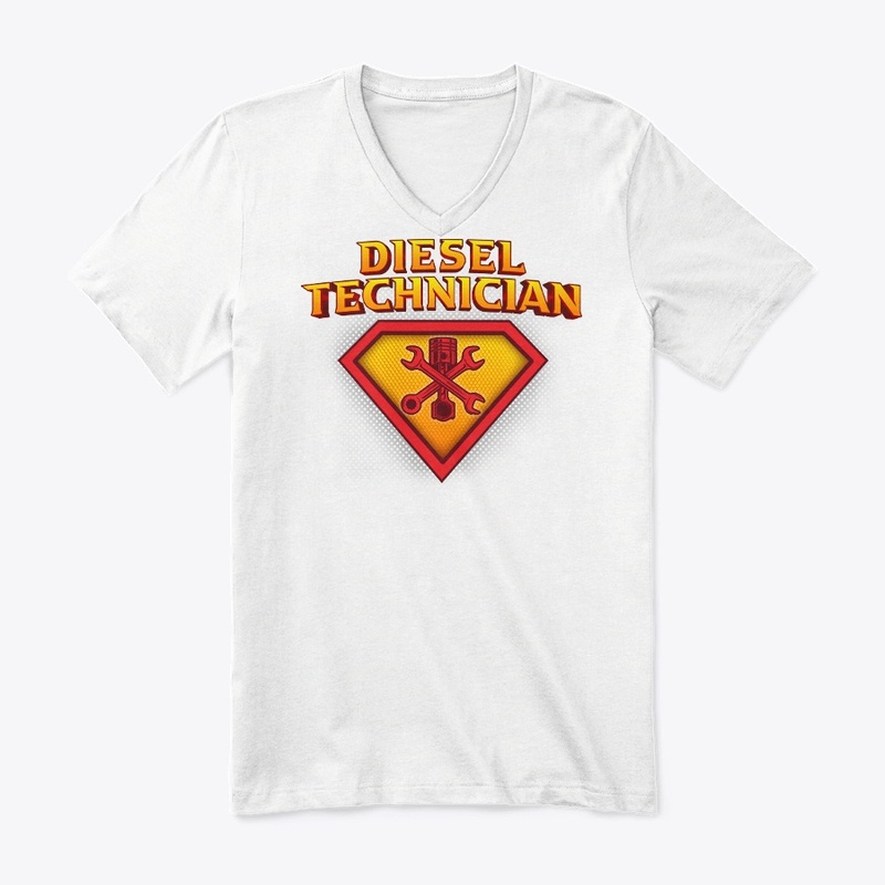 Cool Superhero Diesel Technician Life