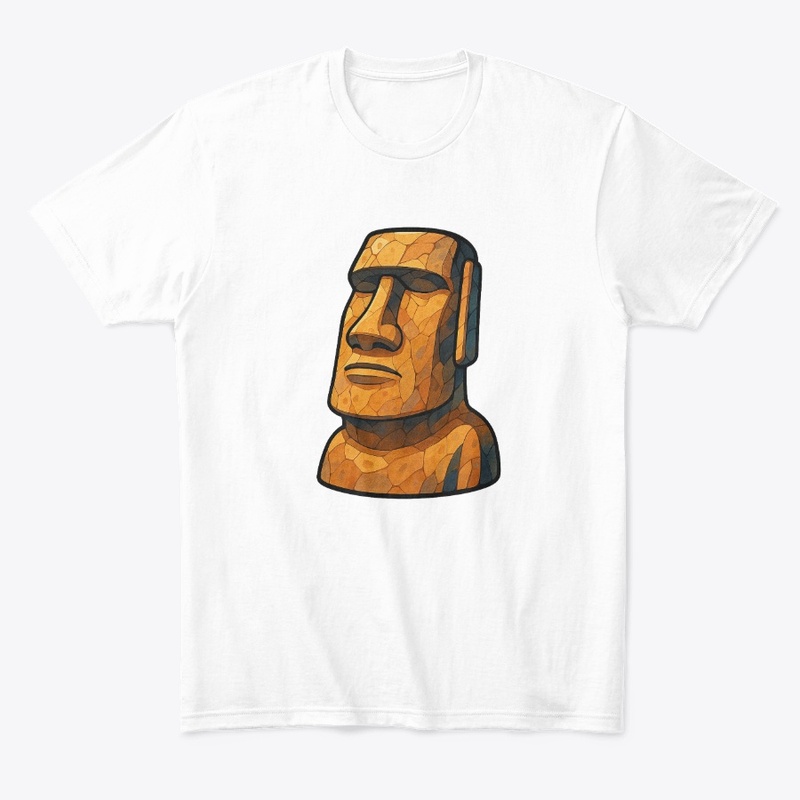 Stoic Moai Ancient Attitude