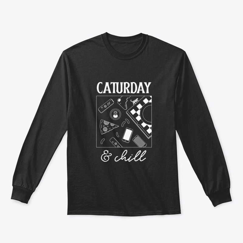 Caturday & Chill Design | Cat Tee