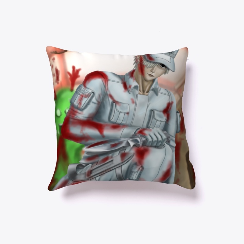 White Blood Cell (With Bloodstain)