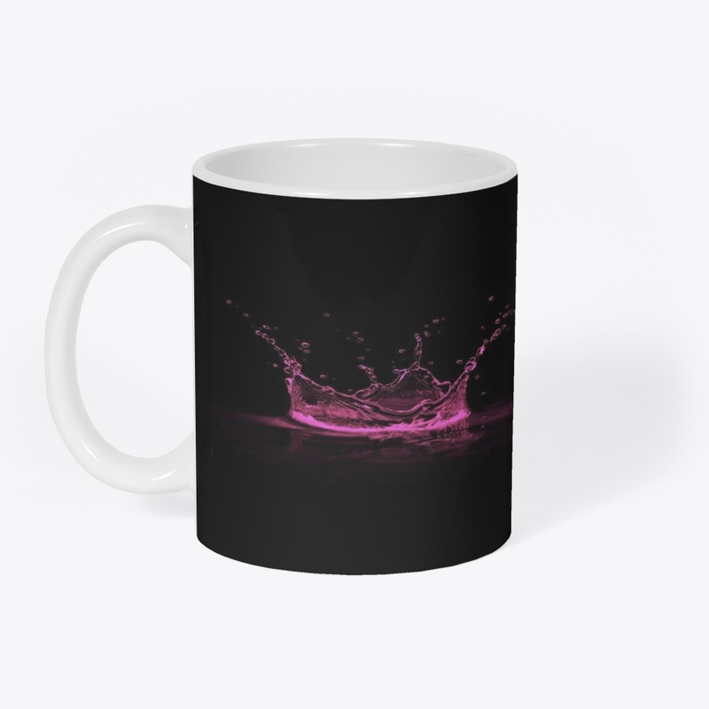 Black light water drinkware