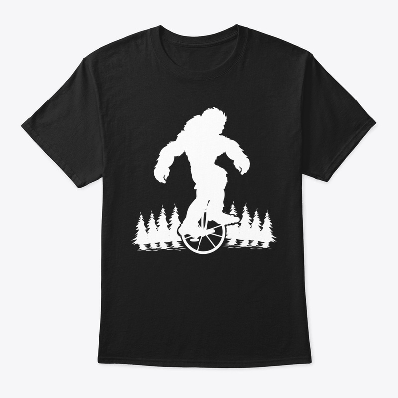 Bigfoot On Unicycle Bike  Cute Unicyclis
