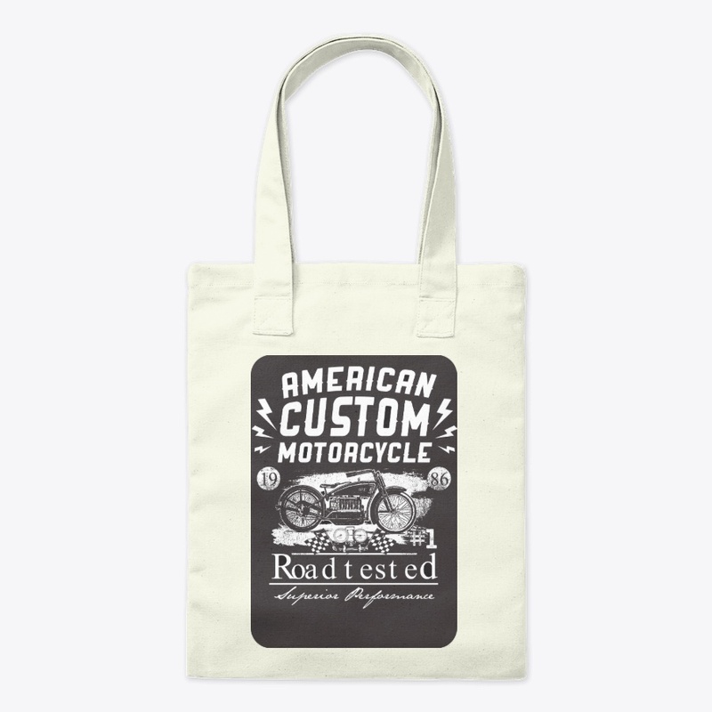 Retro sign of custom motorcycles