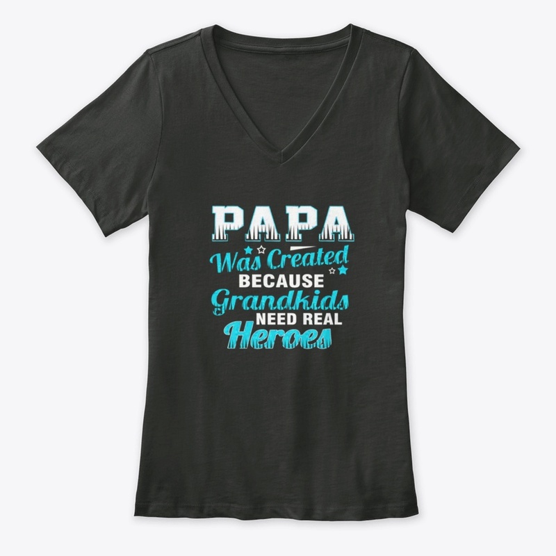 Papa - grand kids need hero Tee shirt