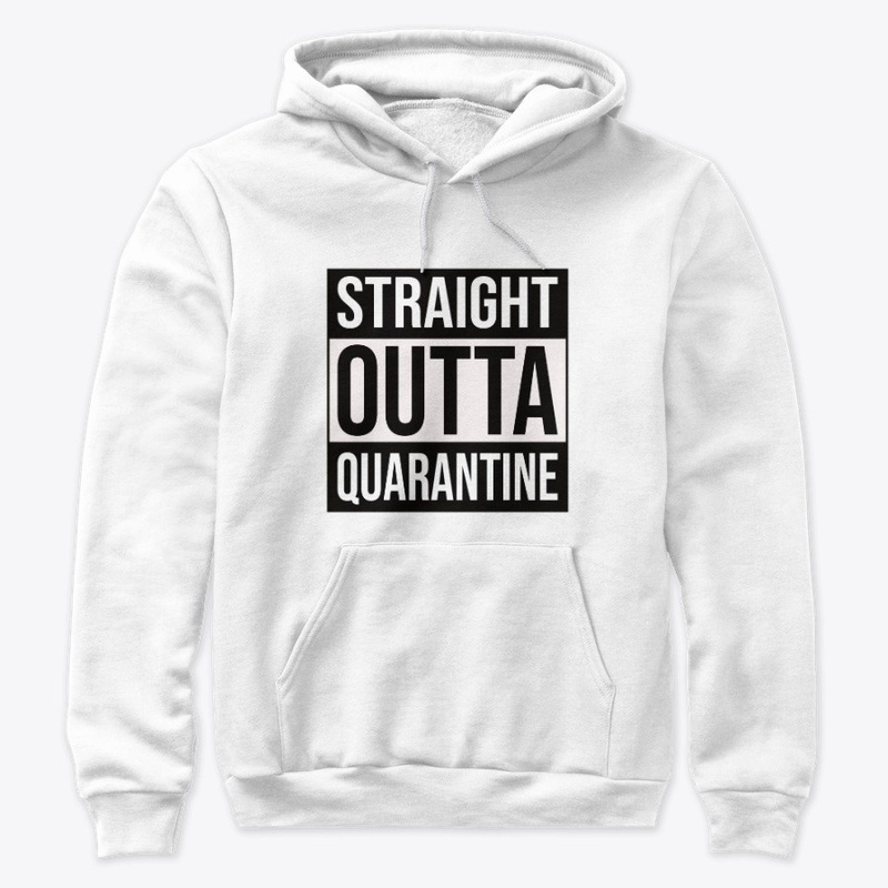 Straight Outta Quarantine Funny Design