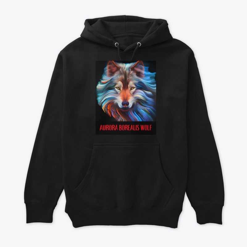Aurora Borealis Wolf