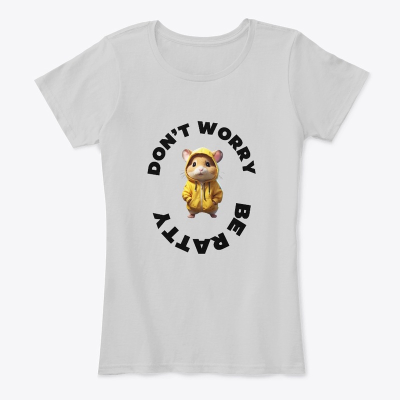 Don't worry be ratty funny design