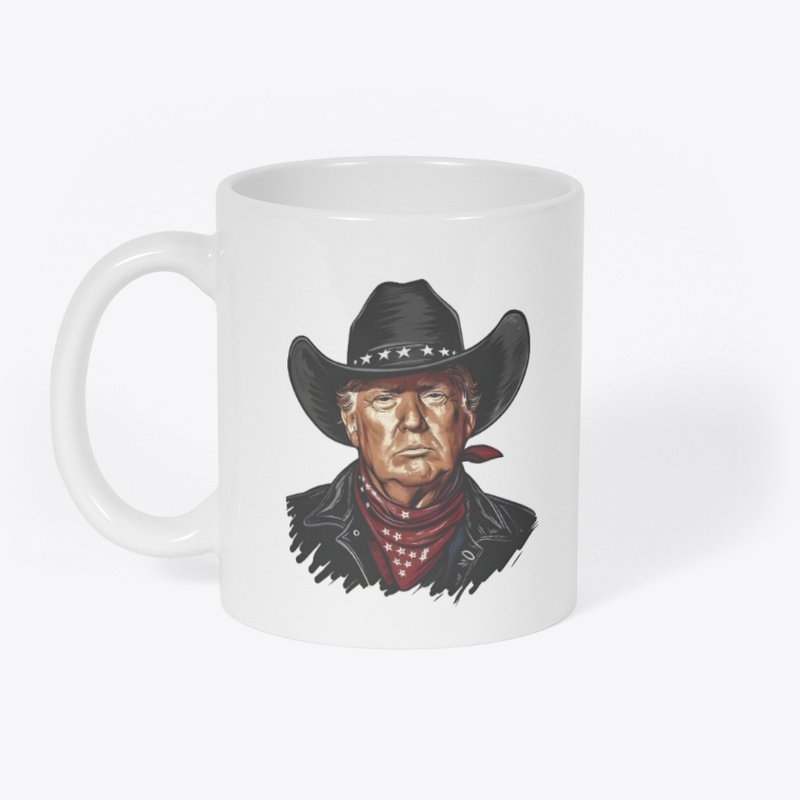 President Cowboy Outlaw Flag