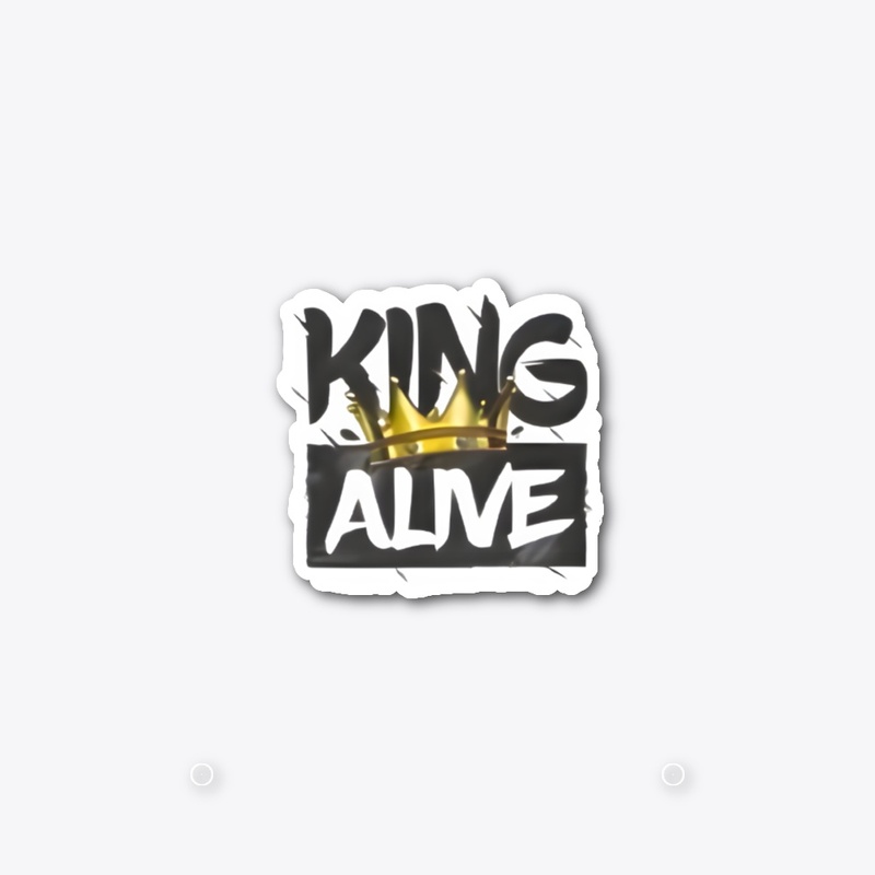 king alive styled text clothing