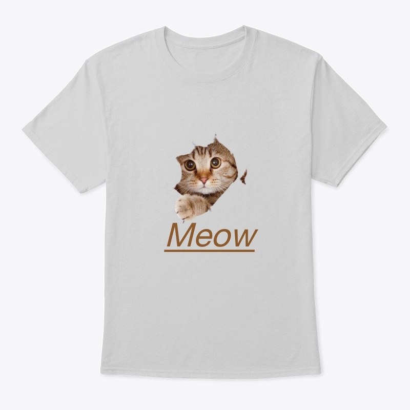 Meow Shirt, Cat Lover T shirt, Hoodie