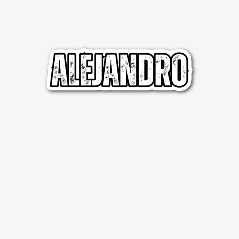 Personalized Name "Alejandro" Vintage