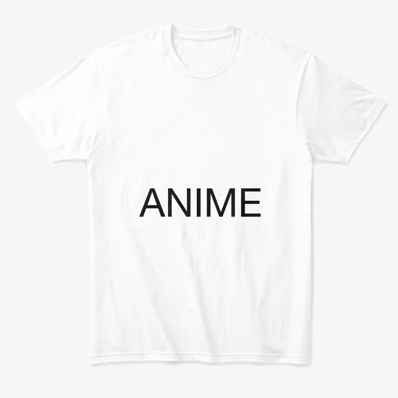 ANIME TEXT T SHIRT 