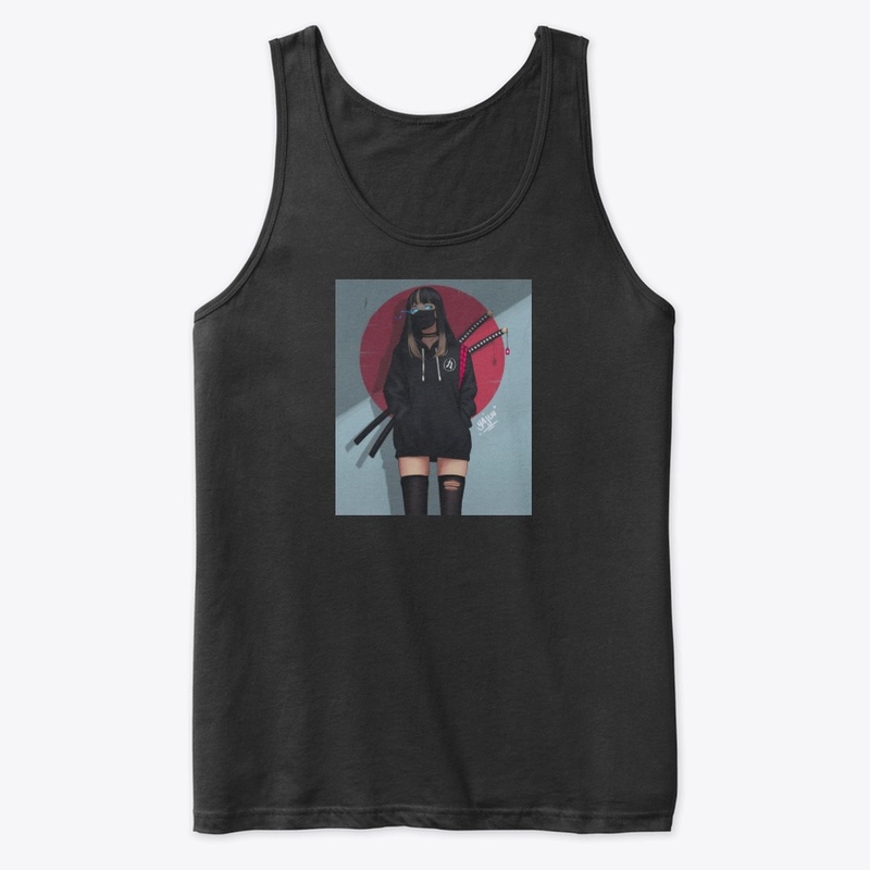 Japanese katana girl