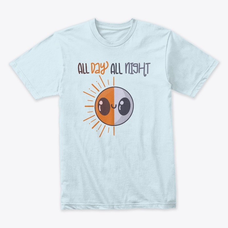 All day all night with sun and moon