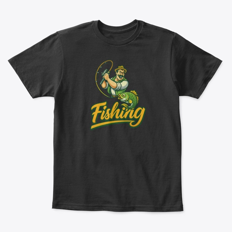 Hooked on Fishing T-Shirt Design