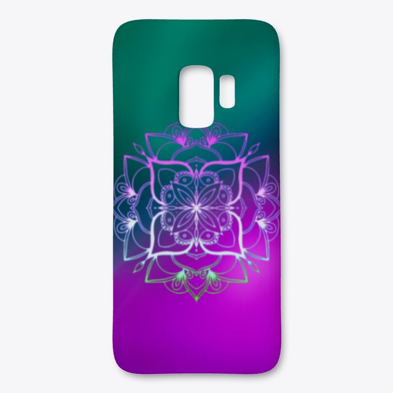 Ombre Glowing Mandala 