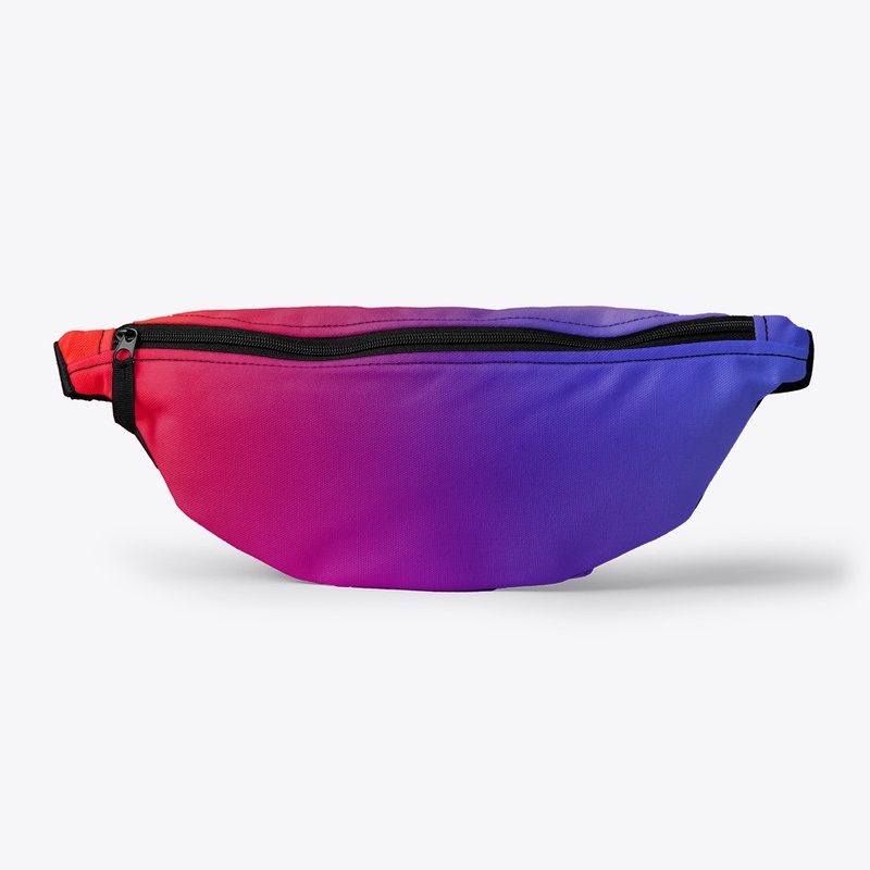  Red and Blue Blurry Background Art