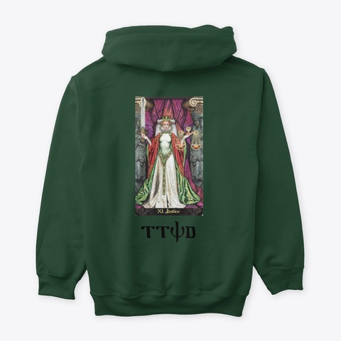 Libra  Ttwd Forest Green T-Shirt Back