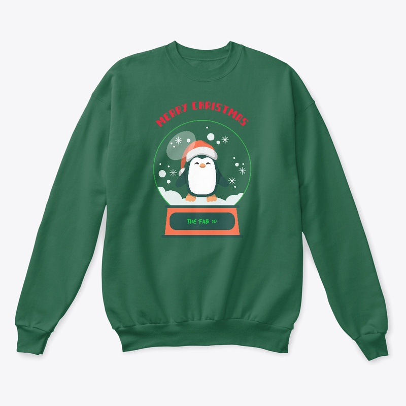 The Fab 10 Christmas Pinguin logo 2