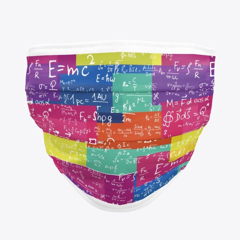 Colorful Mathematics Neck Gaiter