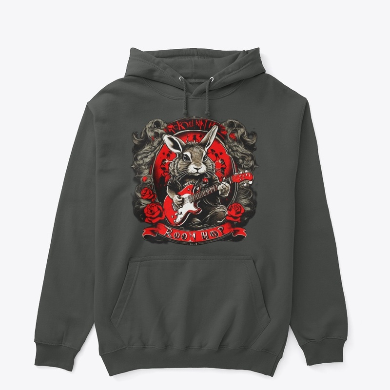 Rock N Roll Hop TShirt Design Tiger face