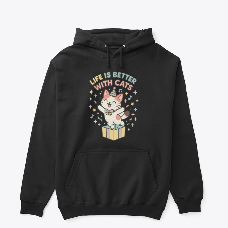 Life Is Better With Cats Gift Box Dance 