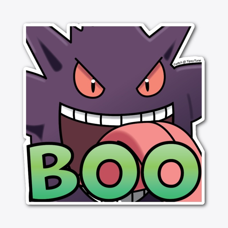 Tipsy Boo Sticker