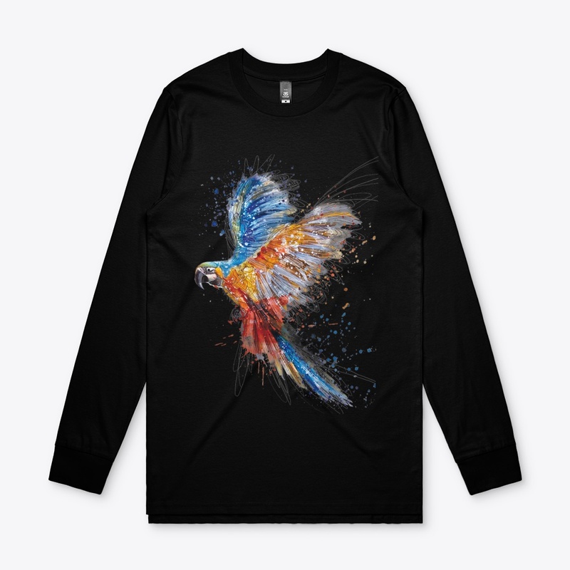 Parrot Bird Watercolor painting Drawing