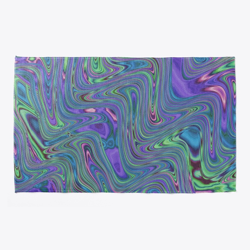 Colorful Swirly Squiggly Abstract Art