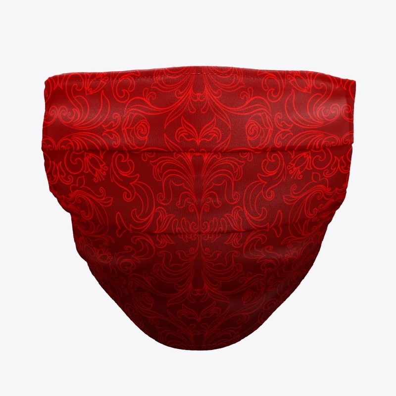 Red Floral Art