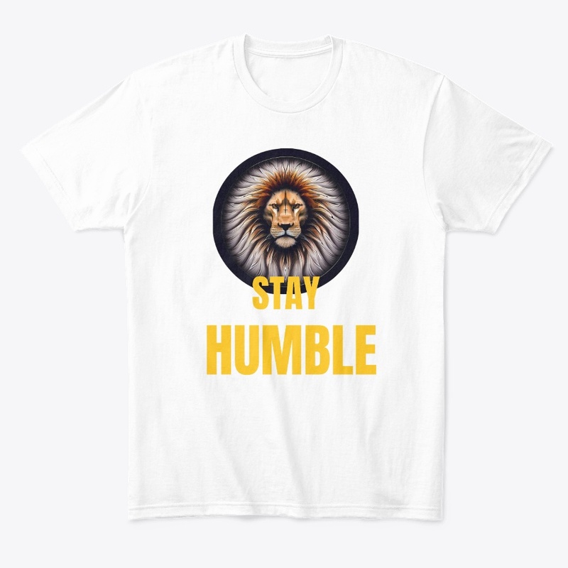 Stay Humble - Lion digital design